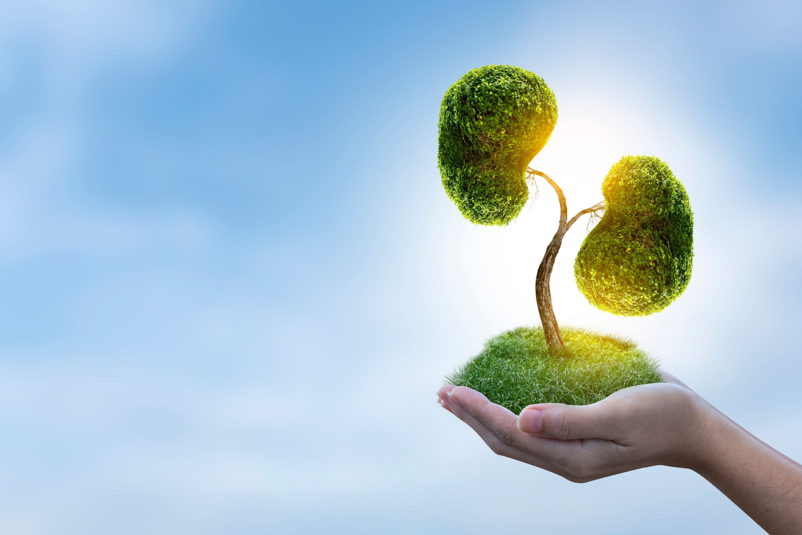 Trees (kidneys), 3D environmental and medical concepts