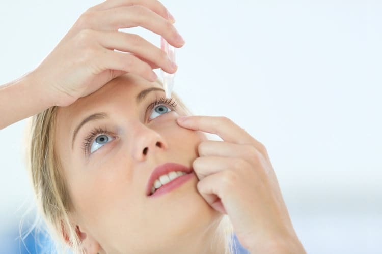 Dry eyes and irritation